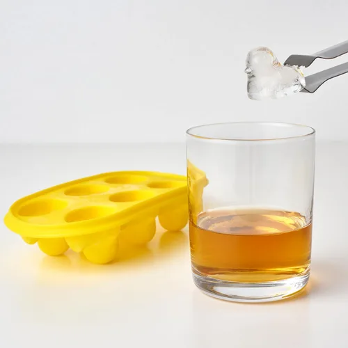 Vista 5 de TrueZoo Quack the Ice Duck - Bandeja para cubitos de hielo, molde de silicona de fácil liberación para whisky, cócteles, té helado, chupitos