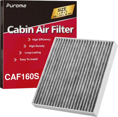 Vista 18 de Puroma Filtro de aire de cabina Carbón activado para CP930 CF10930 CAF1869P