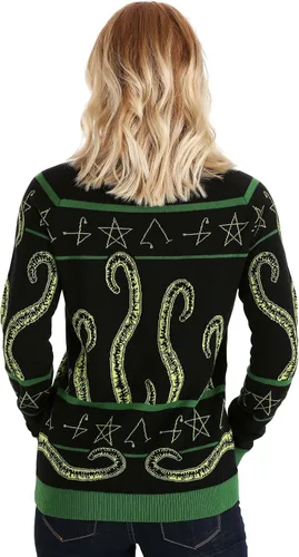 Vista 7 de Fun Costumes Rage of Cthulhu - Suéter de Halloween para adultos