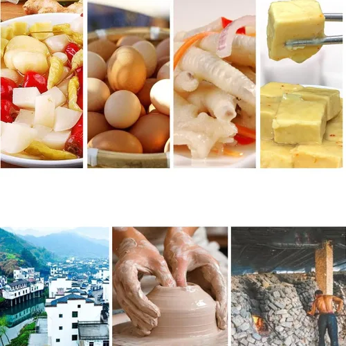 Vista 6 de ZHOUXIAO Tarro de encurtido de porcelana china, olla Kimchi gruesa con tapa, recipientes sellados de cerámica para almacenamiento de alimentos