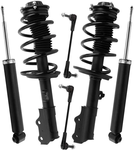 Vista 54 de Detroit Axle - Kit de puntales delanteros de 6 piezas para Ford Escape 2014-2019, 2 puntales y muelles helicoidales, 2 enlaces de barra