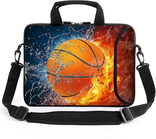 Vista 19 de AMARY Funda para portátil de 15.4" 15.6" pulgadas, estuche para chromebook, correa de hombro ajustable con asa, bolsillo para accesorios