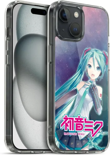 Vista 53 de Head Case Designs Licencia Oficial Hatsune Miku Gráficos Lindos Carcasa de Gel [Protección de Grado Militar] Compatible con Apple iPhone 7