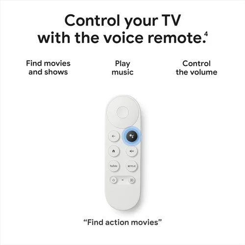 Vista 4 de Chromecast con Google TV (4K) - Transmisión de entretenimiento en tu televisor con búsqueda por voz, mira películas, programas y televisión en vivo
