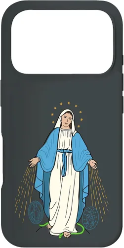 Vista 30 de Nuestra Señora de Gracia - Funda Milagrosa Virgen de la Medalla para iPhone 17