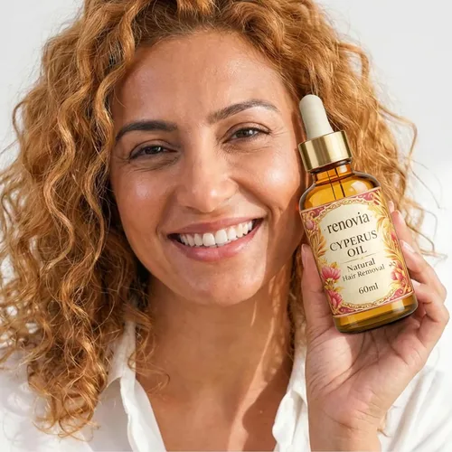 Vista 6 de Renovia Cyperus Rotundus Oil - Cyperus Rotundus - Suero de depilación para la piel, aceite natural para el cuidado de la piel, Cyperus Rotundus