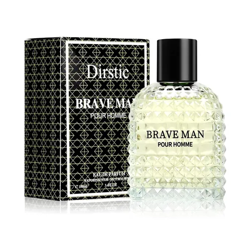 Vista 6 de Brave Man - Perfume natural para hombre Brave Man Pour Homme para hombre Eau de Parfum Colonia para hombres, gran sabor natural para uso diario