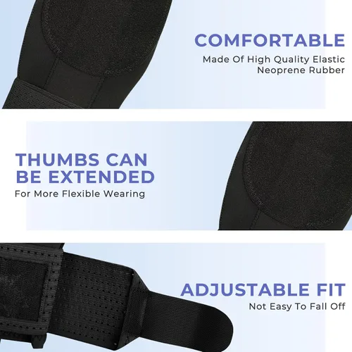 Vista 3 de Gracfulcub Guante deslizante de béisbol, guante deslizante de béisbol y softbol, diseño ergonómico que protege los dedos (gesto de bandera)