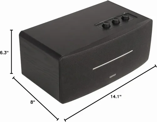 Vista 7 de Edifier D12 - Altavoces de computadora de escritorio integrados con Bluetooth 5.0, altavoz estéreo inalámbrico de mesa de 70 vatios RMS con salida