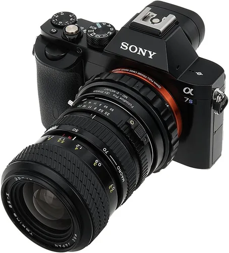 Vista 7 de Fotodiox Adaptador de montaje de lente extensible DLX compatible con lentes Minolta MD a cámaras Sony E-Mount