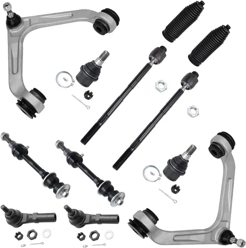 Vista 75 de Detroit Axle - Kit de extremo delantero para Hyundai Sonata XG350 XG300 Kia Optima, 2 brazos de control superiores con juntas de bola, 2 brazos