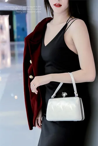 Vista 2 de Bolsa de noche para mujer con asa superior formal para graduación cóctel fiesta boda novia bolso de mano con cadena cruzada