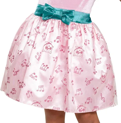 Vista 5 de Disguise Disfraz de Pokémon Jigglypuff para niñas, traje de personaje infantil