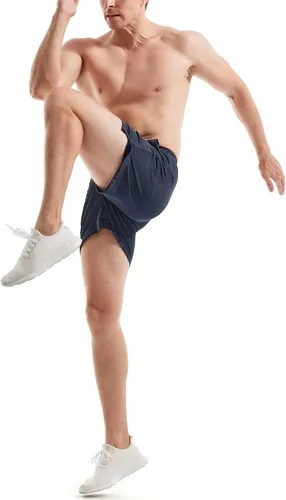 Vista 3 de AIMPACT Pantalones cortos deportivos para hombre, transpirables, de doble capa, de tela de 6 pulgadas, para baloncesto, ropa deportiva, pantalones