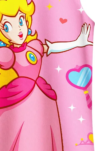Vista 7 de FLUTTERII Disfraz de princesa para niñas, vestido casual de dibujos animados, disfraz para niños