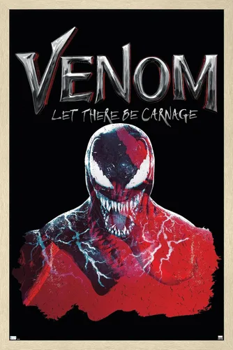 Vista 7 de Trends International Marvel Venom: Let There be Carnage - Póster de pared negro y rojo