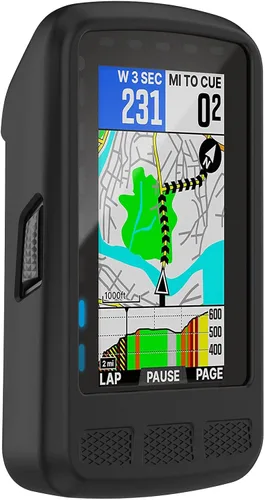 Vista 5 de Paquete de 4 fundas compatibles con Wahoo ELEMNT ROAM (no compatible con Roam V2), accesorios de silicona para computadora Wahoo ELEMNT ROAM