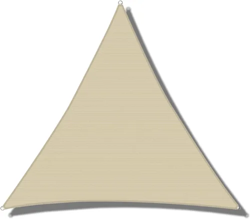 Vista 17 de Windscreen4less Toldo tipo vela triangular de 2 x 2 x 2 pies, para exteriores, bloqueo UV, para patio trasero, porche, pérgola, terraza, jardín Gris