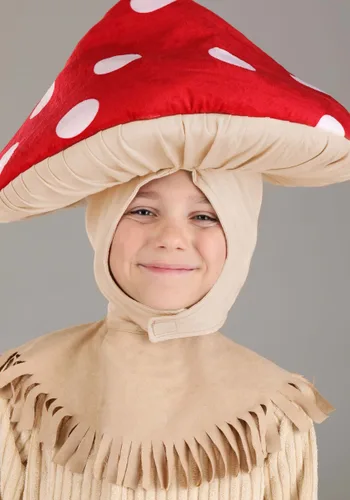 Vista 3 de Disfraz Pequeño de Hongo Toadstool para Niños Multicolor