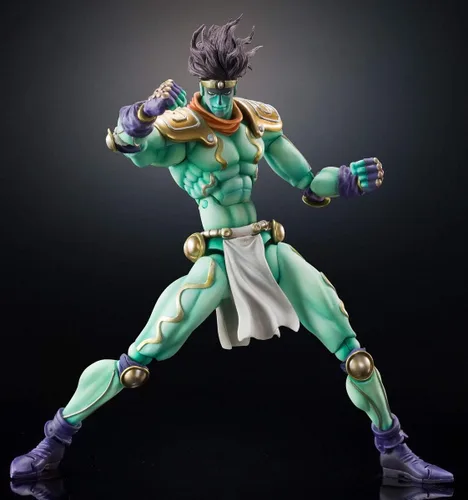 Vista 2 de Medicos JoJo's Bizarre Adventure Part 3: Chozo Kado Star Platinum Super Action Figura de estatua de acción, multicolor