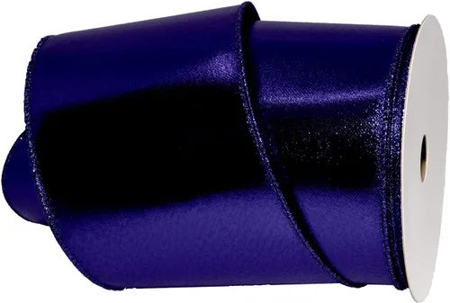 Vista 5 de Morex Ribbon alámbrico Lamé cinta, 2 – 1/2" X 10 yd, color dorado
