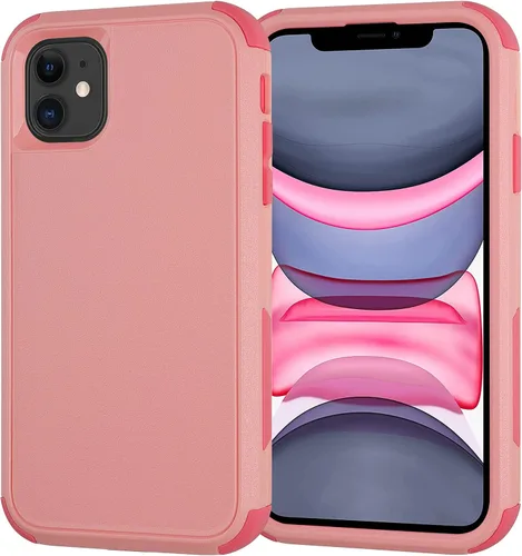 Vista 11 de Co-Goldguard Funda compatible con iPhone 11, 3 capas de protección contra caídas, resistente, a prueba de golpes, para iPhone 11 de 6.1 pulgadas