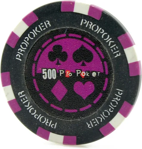 Vista 6 de Versa Games Fichas de póquer Pro en 0.48 oz de peso – Paquete de 50 (elegir colores)