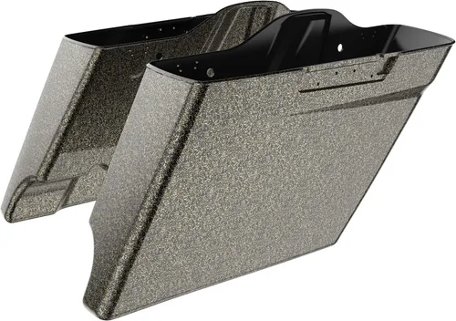 Vista 34 de Alforjas extendidas para Harley Touring Street Glide, Electra Glide, Road Glide 2014-2023 (whisky ámbar)