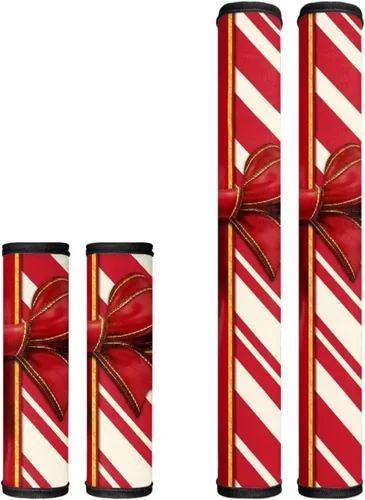 Vista 32 de Black Ornament Refrigerator Door Handle Covers Set of 4