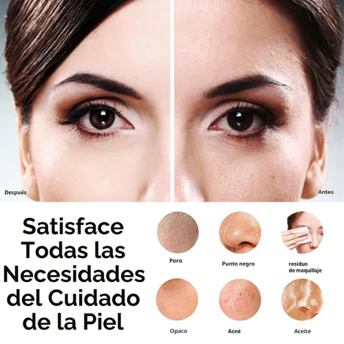 Vista 4 de NågraCoola CLIE Cepillo de Limpieza Facial, Impermeable y Recargable Cepillo Exfoliante Facial para Hombres y Mujeres, Limpieza, Exfoliación y Azul