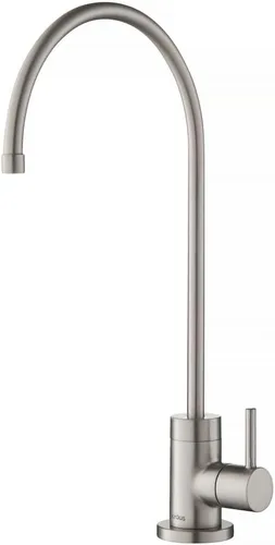 Vista 35 de KRAUS Oletto - Grifo de barra de cocina de un solo mango con ensamble de montaje superior QuickDock en latón cepillado, KPF-2600BB