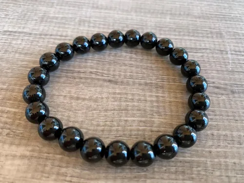 Vista 3 de GAF TREASURES Pulsera de cuentas de cristal, pulsera de piedras preciosas elásticas auténticas, cristales curativos, regalo para hombres y mujeres