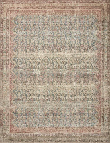 Vista 30 de Loloi Angela Rose Aubrey Collection AUB-02 - Alfombra decorativa de 2 pies 3 pulgadas x 3 pies 9 pulgadas, altura de pelo 0,19 pulgadas, diseño