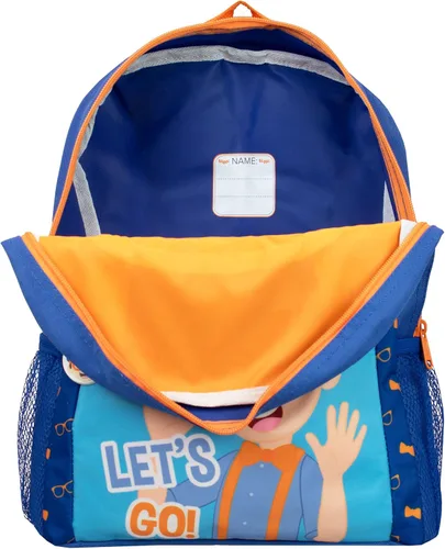 Vista 5 de Blippi Mochila infantil azul Azul Patchwork Mochilas tradicionales