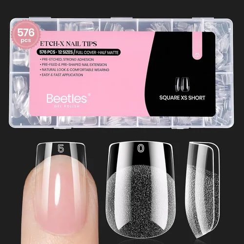 Vista 32 de Beetles - Pegamento de uñas súper fuerte de 0.35 onzas para uñas a presión, no necesita lámpara UV Pegamento de uñas semisólido de secado rápido