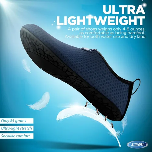 Vista 5 de SIMARI - Zapatos de agua para mujer y hombre, para natación, playa, agua, secado rápido, para yoga, surf, exteriores, SWS001