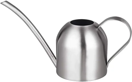 Vista 8 de IMEEA Regadera dorada para plantas de interior, orquídea, bonsái, acero inoxidable con boquilla larga para casa, escritorio, oficina, 15 onzas 15oz