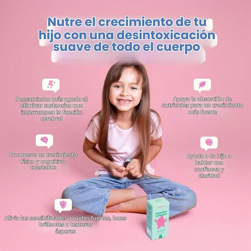 Vista 2 de JoySpring Gotas de cilantro de desintoxicación y desintoxicación herbaria para niños