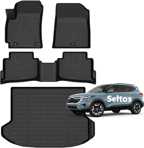 Vista 88 de Alfombrillas para Jeep Compass 2007-2016/2007-2016 Jeep Patriot/Dodge Caliber 2007-2012 para todo tipo de clima con forro de carga para automóvil