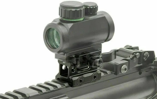 Vista 4 de Ade Advanced Optics Absolute Cowitness Co-Witness Riser HIGH Mount - Compatible con RAILED Holosun 407K y 507K, Sig Romeo Zero, Shield RMS, ADE