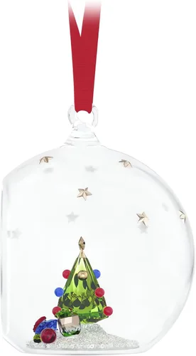 Vista 2 de Swarovski Decoración y regalos de bola de árbol de alegría navideña