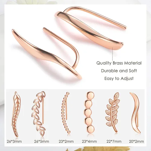 Vista 2 de FIBO STEEL Aretes para mujer