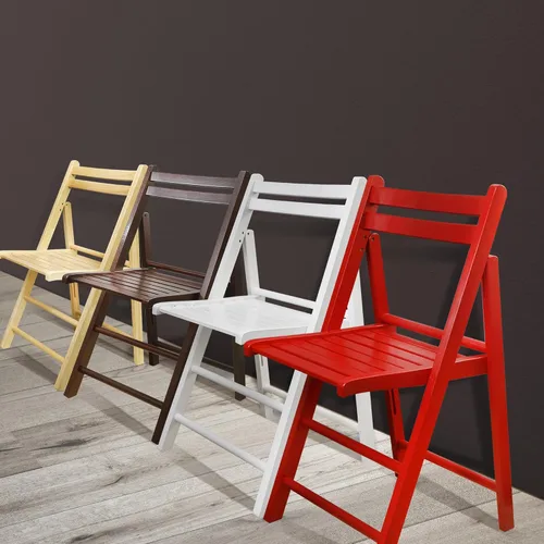 Vista 10 de Casual Home Juego de 2 sillas plegables de madera - Espresso