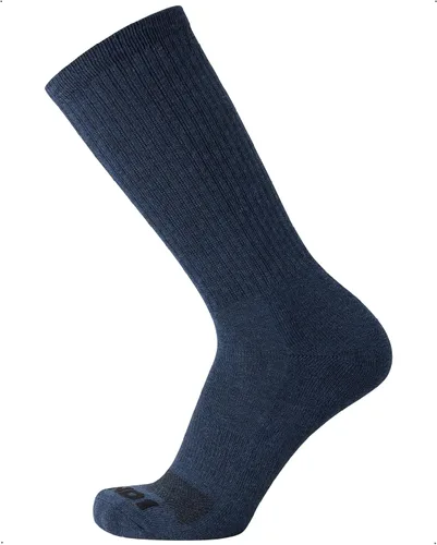 Vista 6 de AND1 Calcetines tipo tripulación para hombre - Paquete de 12 calcetines deportivos acolchados de alto rendimiento que absorben la humedad y son