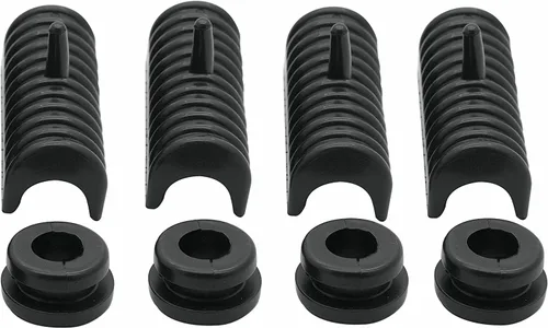 Vista 5 de Cojines de goma para alforjas rígidas para Harley Touring Street Glide Road King Glide Electra (1996-2013)