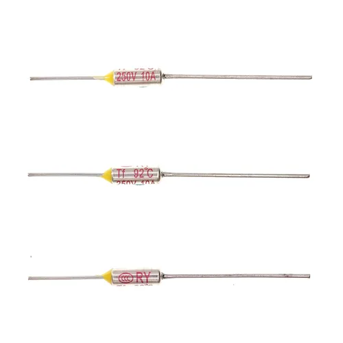 Vista 17 de Fusible térmico de temperatura metálica RY65 149.0 °F 149 ℉ 10A 250V 10 piezas
