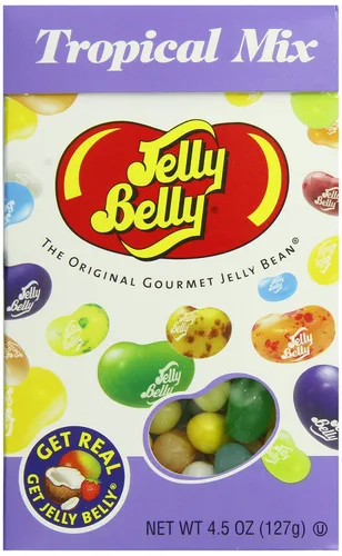Vista 6 de Jelly Belly Tropical Mix Jelly Beans, 16 sabores, 3.5 onzas, paquete de 12