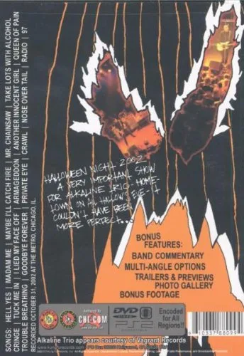 Vista 2 de Alkaline Trio - Halloween at the Metro DVD