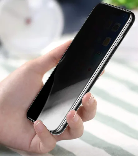 Vista 7 de Protector de pantalla de privacidad para reloj inteligente Viovy M4 Smartwatch antiespía vidrio no templado