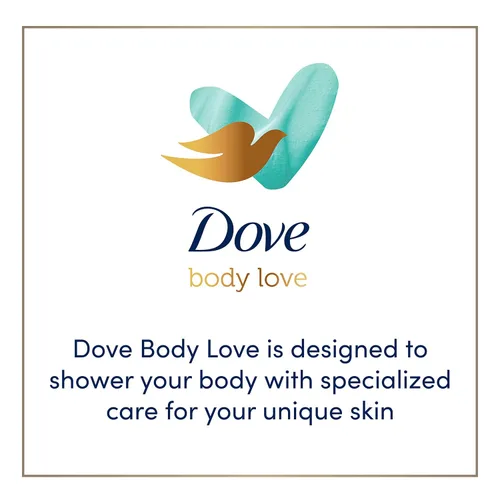 Vista 7 de Dove Body Love Body Polish Exfoliate Away 3 unidades para piel áspera y llena de baches con AHAs para una piel suave y sedosa, 12 onzas